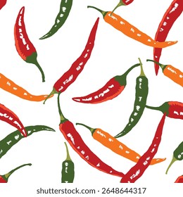 Hot Chili pattern design. Spicy chili artwork. Chili patterns graphic print design. Hot chili t shirt design for t shirt print. food prints backgrounds. summer girls artwork