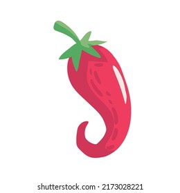 icono de pimiento picante aislado