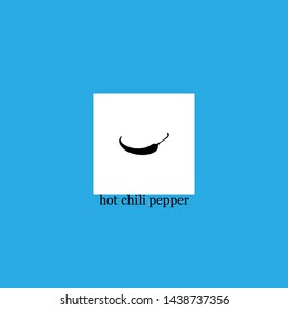 hot chili pepper icon sign signifier vector