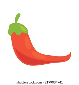 hot chili pepper isolated icon