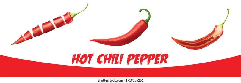 hot chili pepper, Chili pepper isolated on a white background. One chili hot pepper. red hot peppers isolated, Chili  vector icon Flat vector red pepper icon 