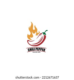 hot chili pepper logo template