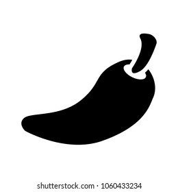 hot chili pepper vector icon sign