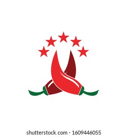 Hot Chili Peppers logo vector illustration
