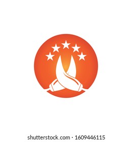 Hot Chili Peppers logo vector illustration

