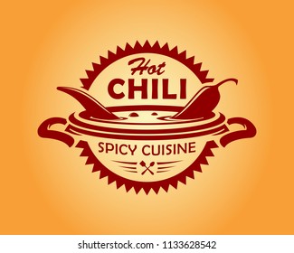 Hot chili spicy cusine icon svg