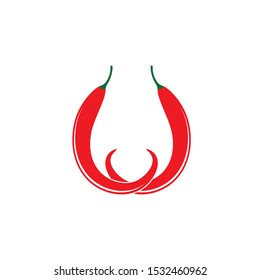 Hot Chili vector icon illustration design