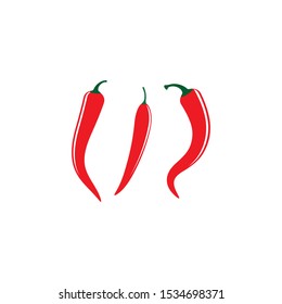 Hot Chili vector icon illustration design