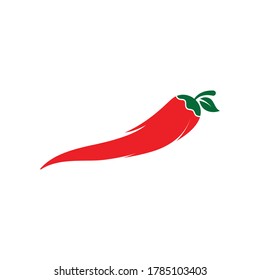 Diseño de ilustraciones de iconos vectoriales de Hot Chili