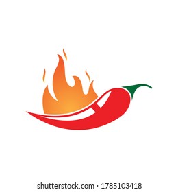 Hot Chili vector icon illustration design