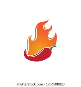 Hot Chili vector icon illustration design