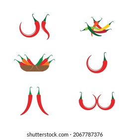 Hot Chili vector icon illustration design