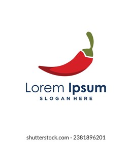 Hot chilli design with creative fresh element idea concept and icon