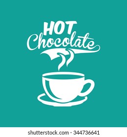 hot chocolate design, vector illustration eps10 graphic 