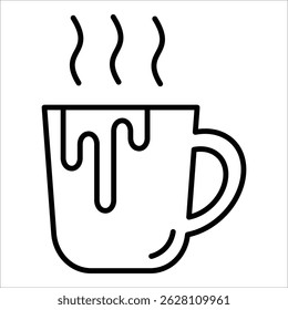 Hot Chocolate Icon Element For Design