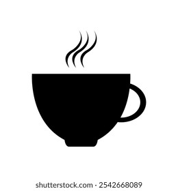 Hot chocolate illustrated on white background
