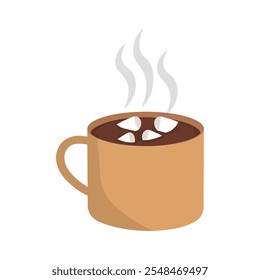 Hot Chocolate Illustration - Single Vector