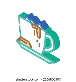 hot chocolate isometric icon vector. hot chocolate sign. isolated symbol illustration