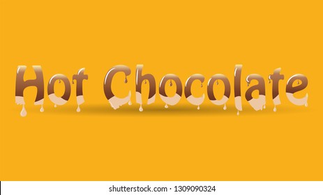 Hot Chocolate logo. Vector.