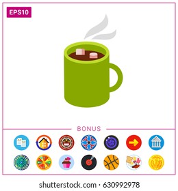 Hot Chocolate in Mug Icon