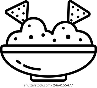Hot Chocolate outline icon vector illustration