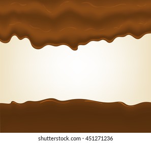 Hot chocolate splash, isolated on white background.