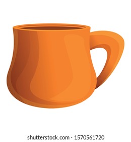 Hot cocoa icon. Cartoon of hot cocoa vector icon for web design isolated on white background