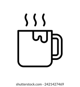 hot cocoa icon symbol vector template