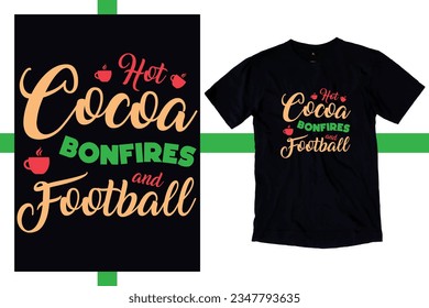 Hot cocoa vibes quote. Vector lettering for t shirt, poster, card. Merry Christmas concept with t-shirt mockup. design, illustration, vector, print, graphic, background, typography, art, vintage, 