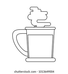Hot coffee cup