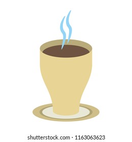 Hot coffee cup