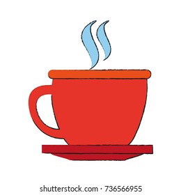 Hot coffee cup