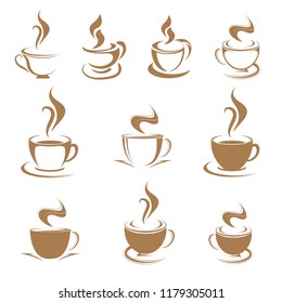 hot coffee cup icon