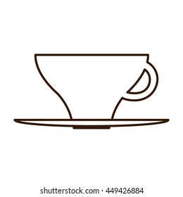 Hot coffee cup icon