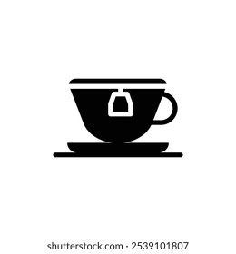 Hot coffee cup icon logo sign set vector outline