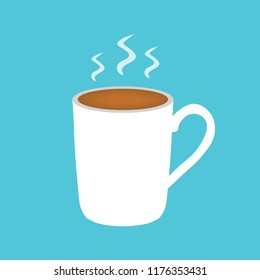 hot coffee cup icon- vector illustration