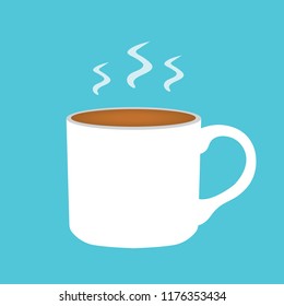 hot coffee cup icon- vector illustration