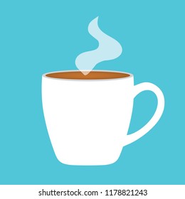 hot coffee cup icon- vector illustration