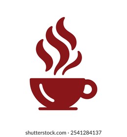 Hot coffee cup icon vector illustration.