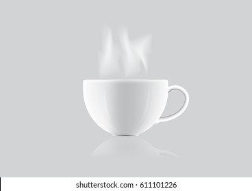 hot coffee cup- Illustration	