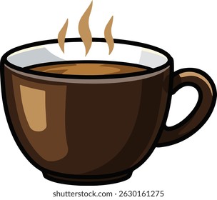 Hot Coffee Cup Illustration Clipart