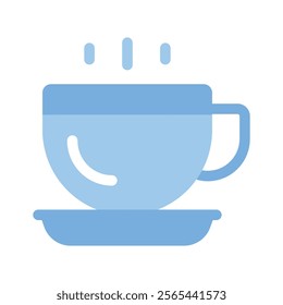 A hot coffee cup representing cafes or warm beverages vector design