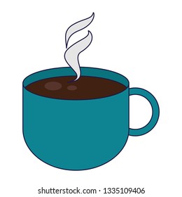 Hot coffee cup symbol