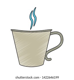 Hot coffee cup vector illustration graphic design