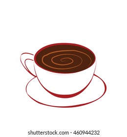 Hot coffee for drink