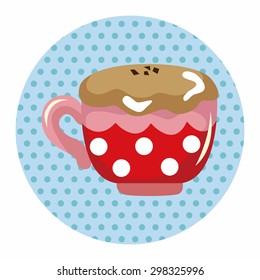 hot coffee drink theme elements