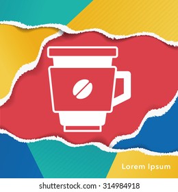 hot coffee icon