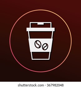 hot coffee icon