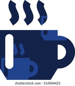 Hot coffee icon