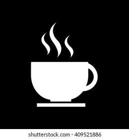 Hot Coffee Icon Illustration design